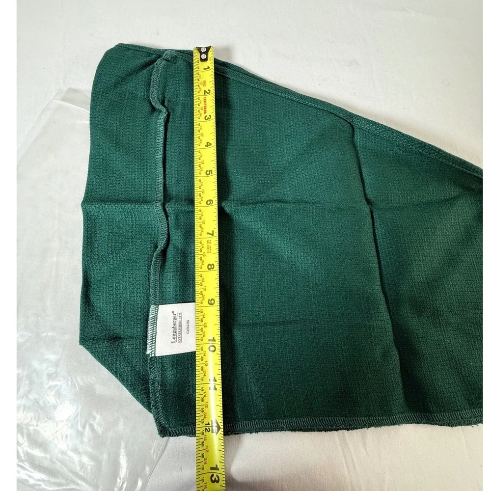 Longaberger Basket Liner Fabric Catalog Ivy Green Weave Protector Vintage‎ 85-14